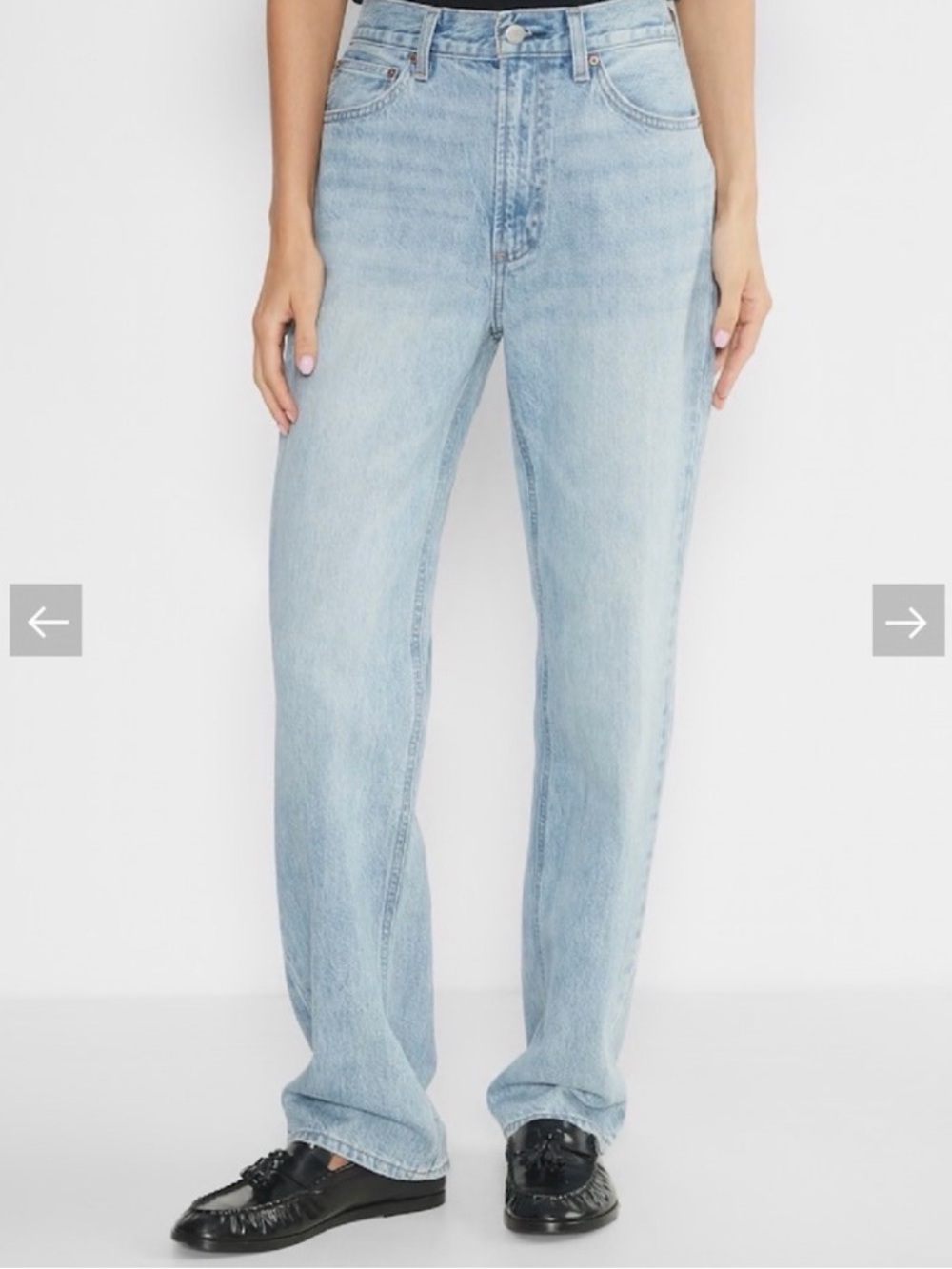 Denim Forum THE '90S CLASSIC MID-RISE STRAIGHT JEAN